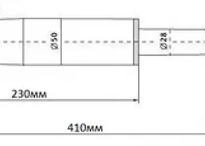 Газлифт AG-01 хром  6